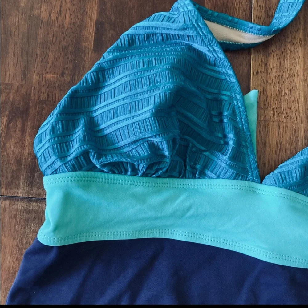 Islander Halter Tie Swimsuit Size 16